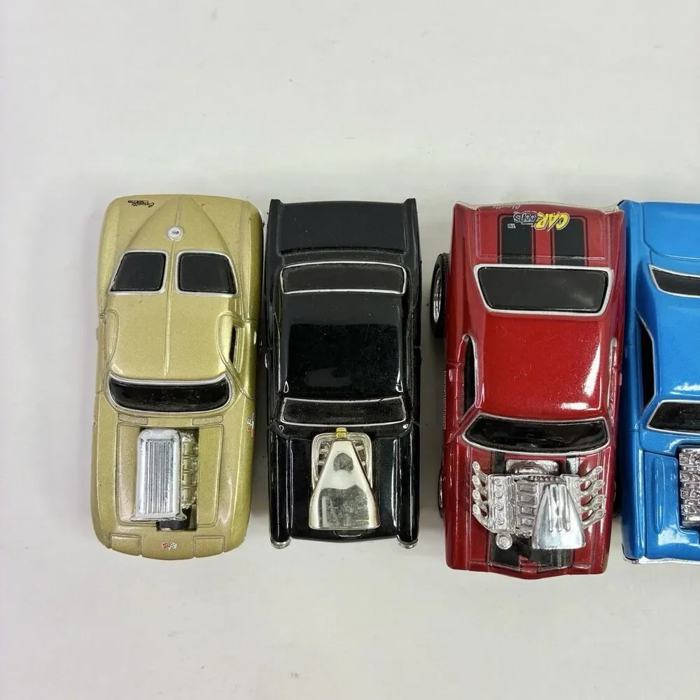 Lot of 5 Funline Muscle Machines 2002 Diecast Cars HotRods 1:64 3